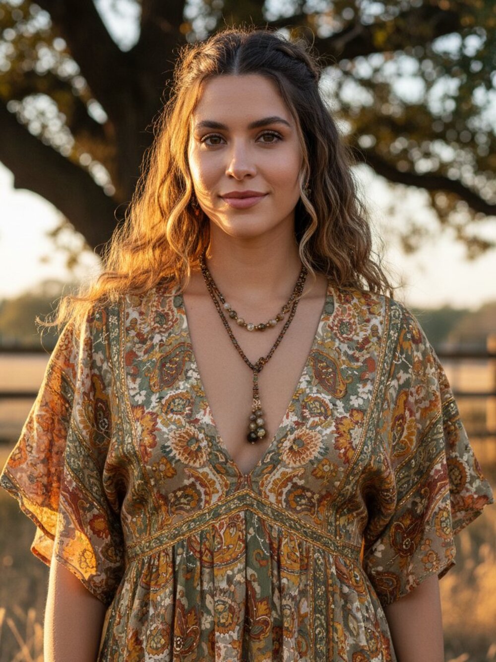 Boho Handmade Crackle Agate Seed Bead Wrap Necklace Healing Stones